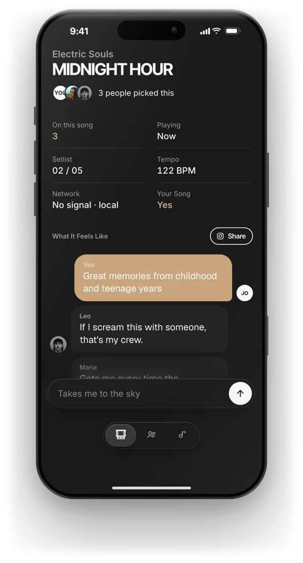 Song chat